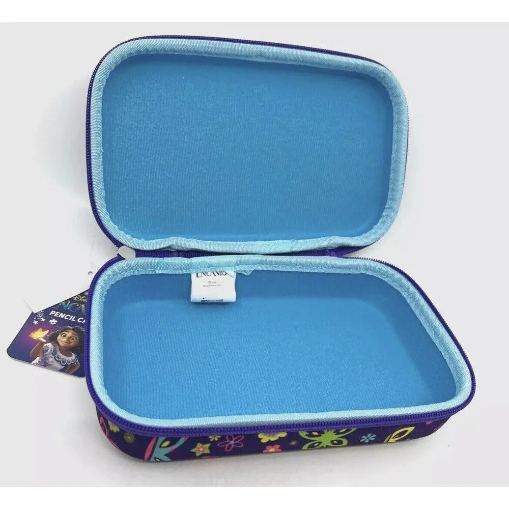 Disney Encanto Molded Pencil Case – 5x8 Pencil Box and Crayon Box for School NEW
